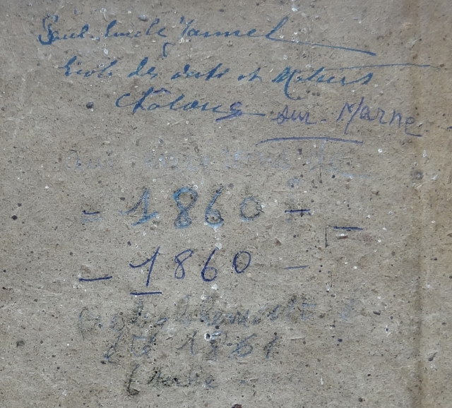 Jannel Chalons 1860 signature